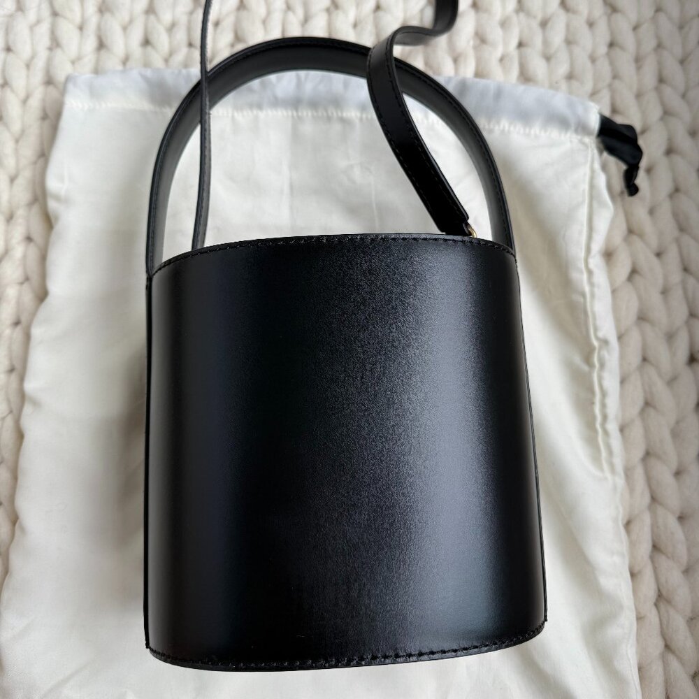 STAUD Black Leather Bucket Bag - Excellent Condition